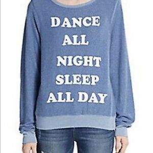 Wildfox "Dance All Night Sleep All Day" Jumper
